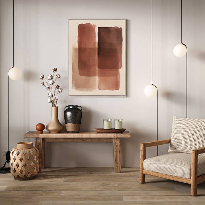 Tonal Balance I, Hand Painted Canvas, Small for wholesale by Vertuu Design Inc.