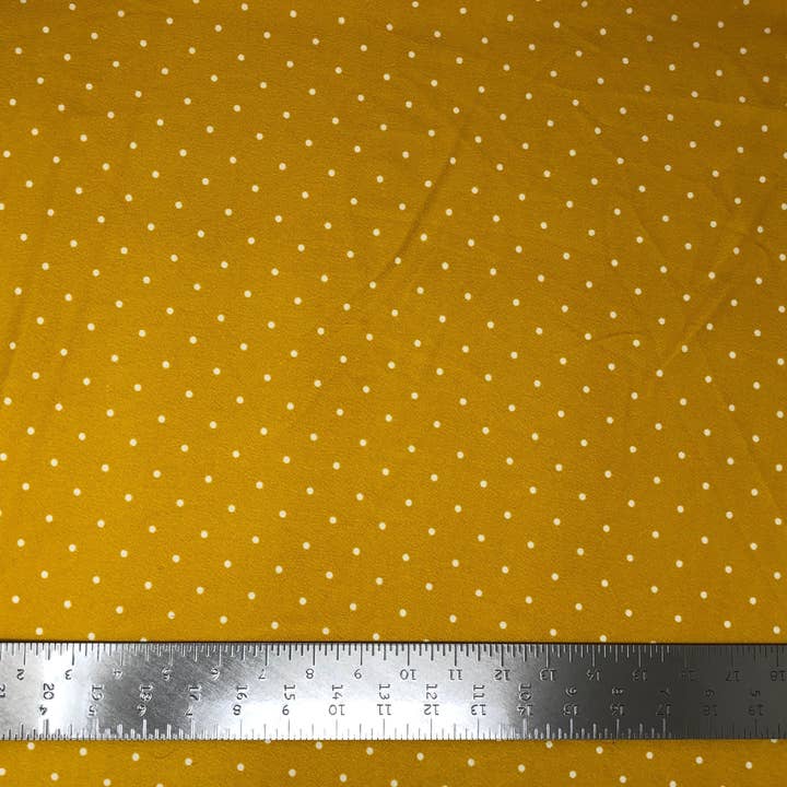Express Knit Inc. - Wholesale Fabric - Techno Crepe Knit Pin Polka Dot Print Fabric
