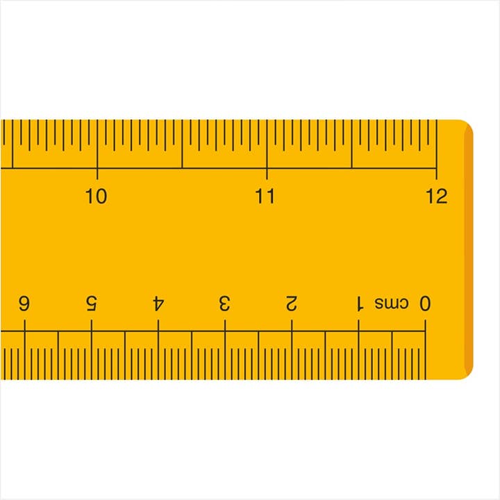 Liquidraw – wholesale Ruler – Liquidraw Ruler 30cm 12" Broad Transparent Orange Inches & cm3