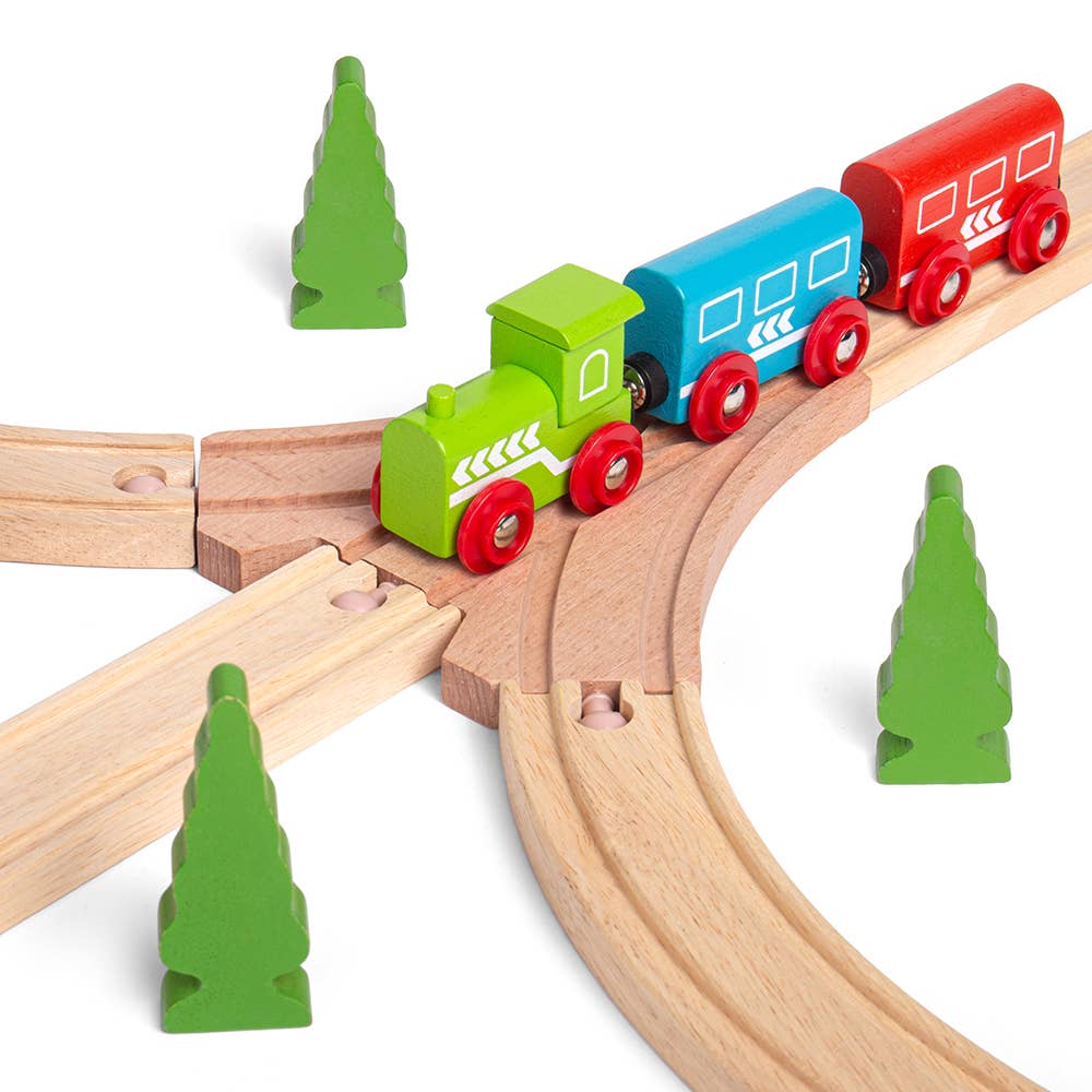 Bigjigs Toys - Vente Jouet en bois – enfant - Points à trois voies2