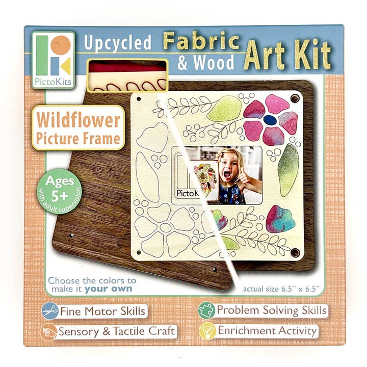 Picture Frame Art Kit - Wildflower for wholesale by Picto Kits