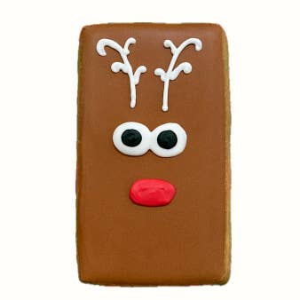 Rectangle en forme de renne pour la vente par The Frosted Baker