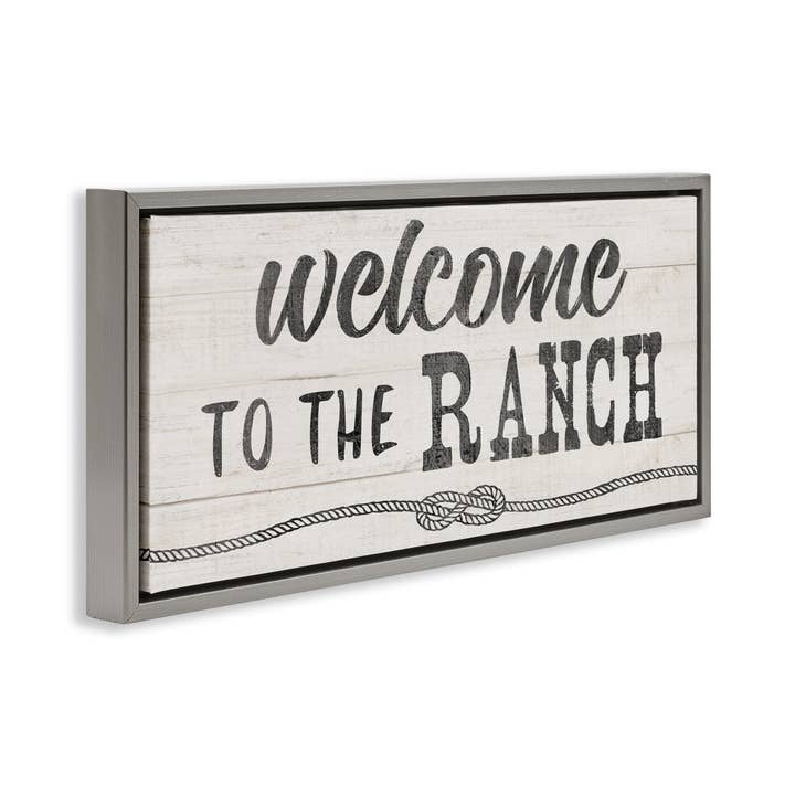 Stupell Industries - Wholesale Wall Sign - Welcome to the Ranch - Framed Wall Art21
