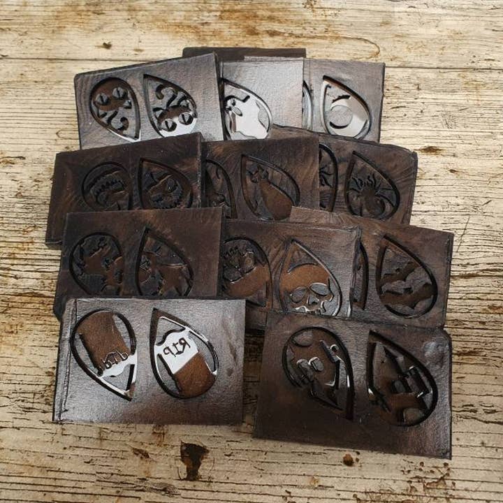 Halloween/Spooky Earring Pendant Silicone Mould for wholesale by Mr Resin