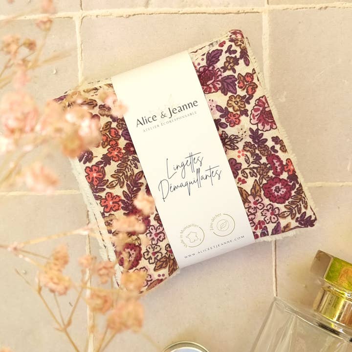 Alice et Jeanne - Wholesale Makeup Remover - Lily Washable Makeup Remover Wipes X52