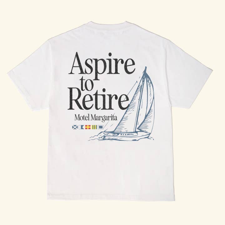 Sail Away Tee - White for wholesale by Motel Margarita