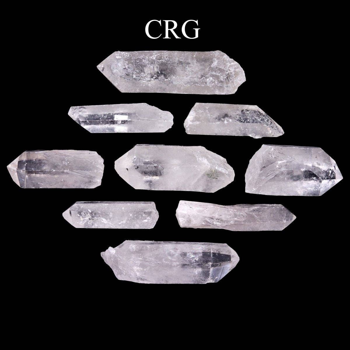 Crystal River Gems LLC - Wholesale Spiritual Stone/Crystal - Clear Quartz Points Size (7 to 20 cm)0