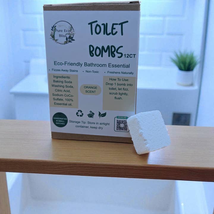 Toilet Bomb Cleaner for wholesale by Pure Eco Bliss