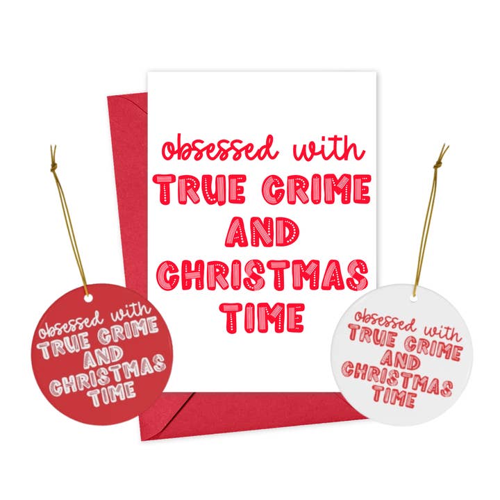 R is for Robo - Wholesale Ornament - True Crime Christmas Ornaments Funny Holidays Ornament Red