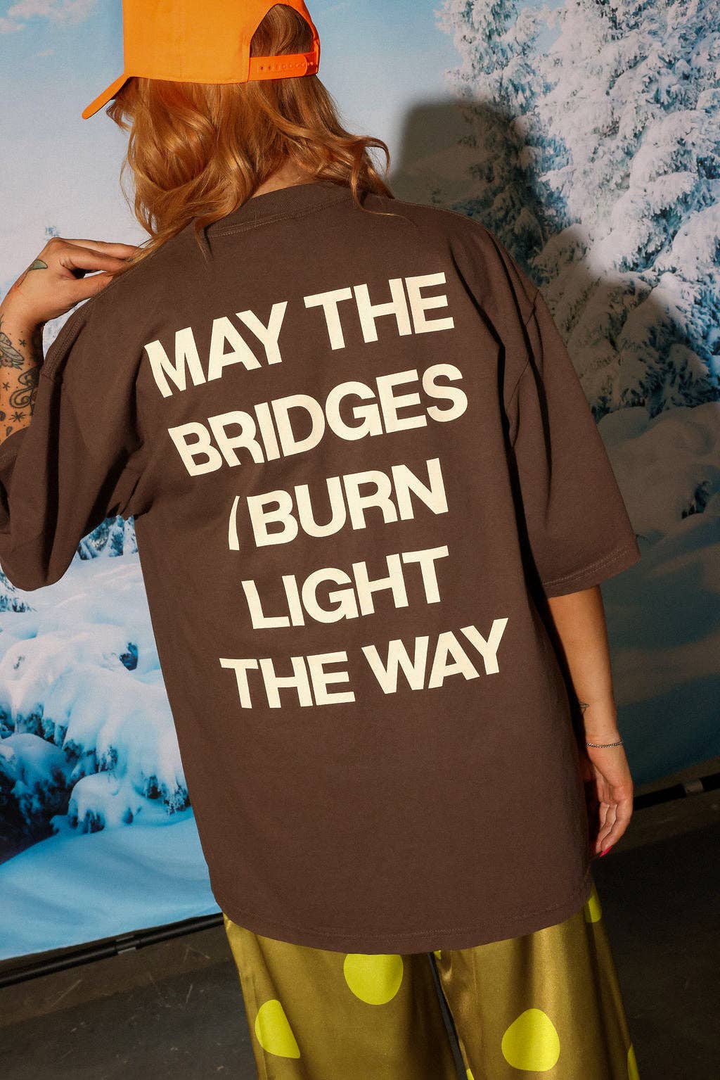 Burnt Toast - Vente T-shirt sérigraphié – femme - T-shirt graphique premium Burnt Toast Camo Star (impression écran // avant + arrière)1