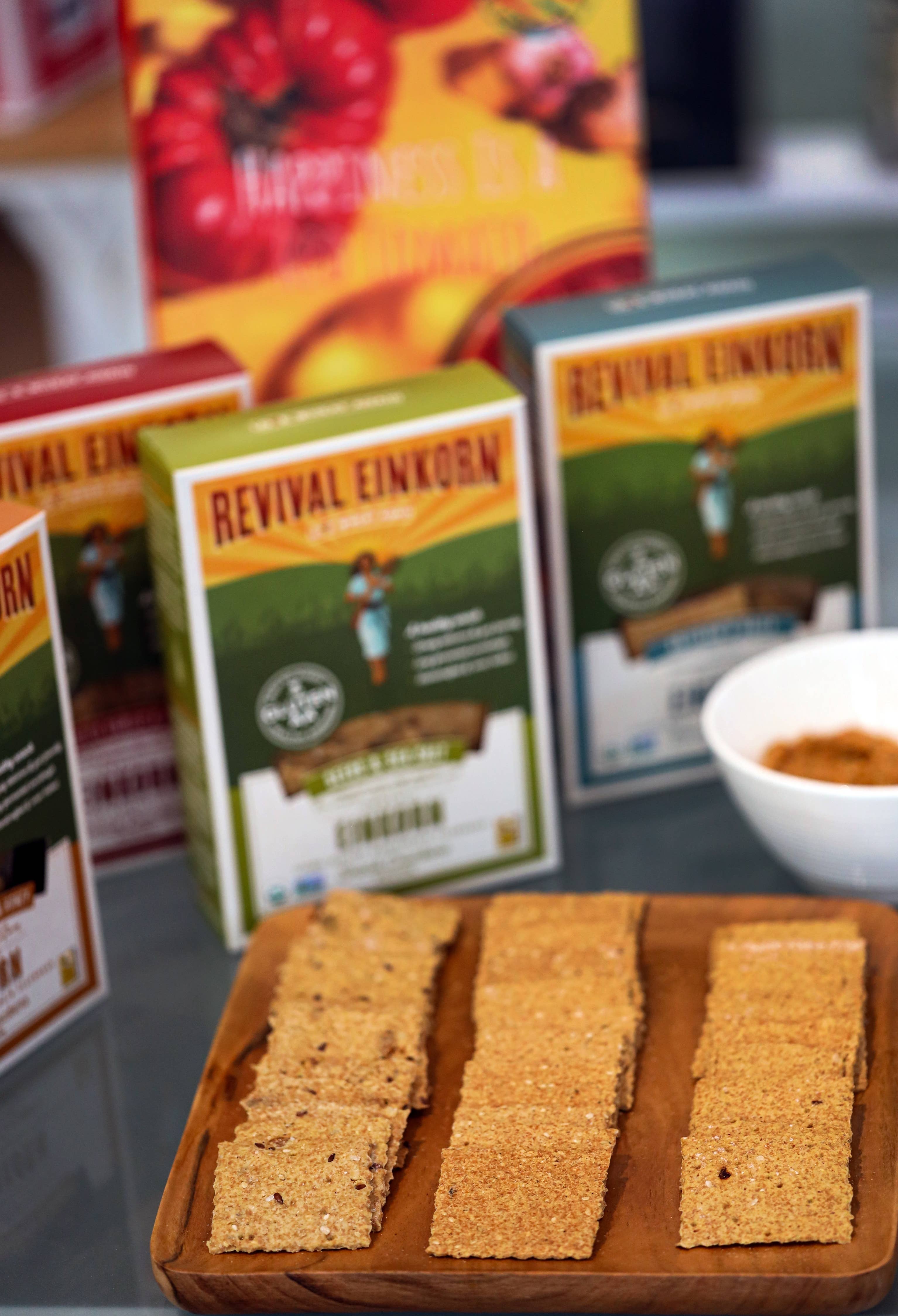 Revival Einkorn - Wholesale Crackers - Toasted Sesame & Honey6