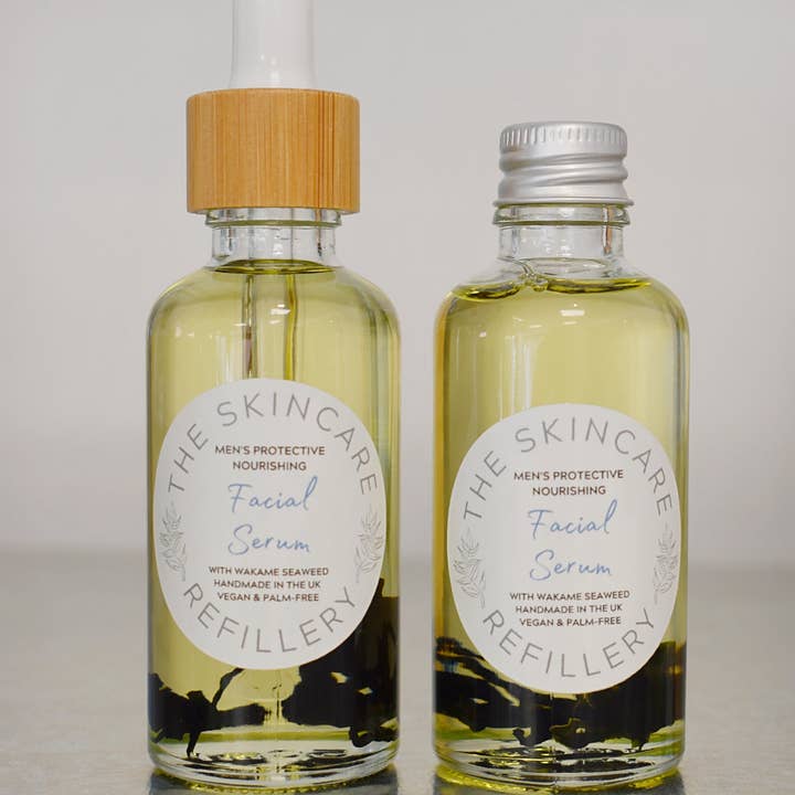 Men's Protecting Nourishing Facial Serum 50ml for wholesale by The Skincare Refillery