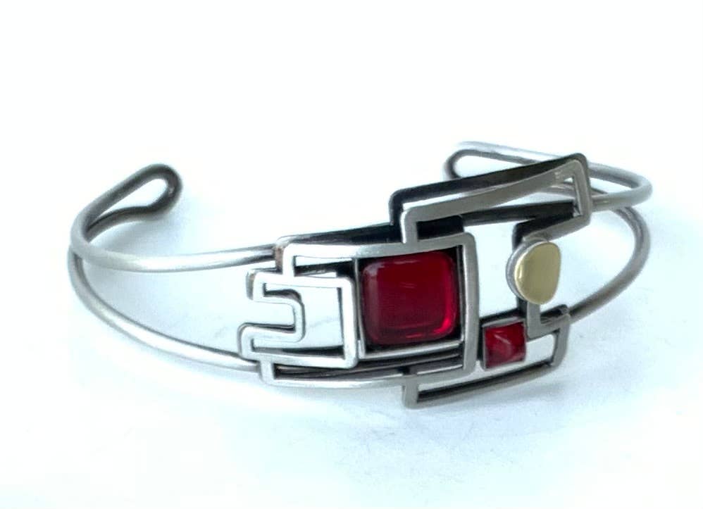 Christophe Poly / Crono Design - Vente Bracelet manchette - BRACELETS (B) - Manchette en fil en tailles 1 et 2, toutes deux ajustables8