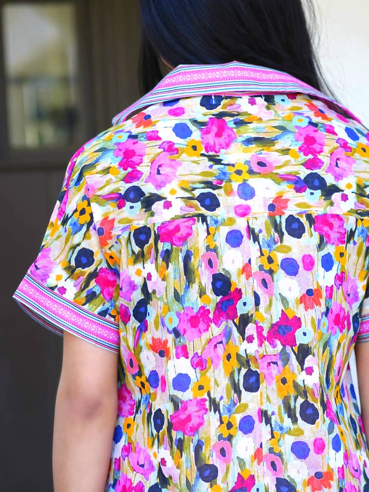 Rosa floral Vestido Floral Tallulah Rosa para venda a revendedores na Faire8