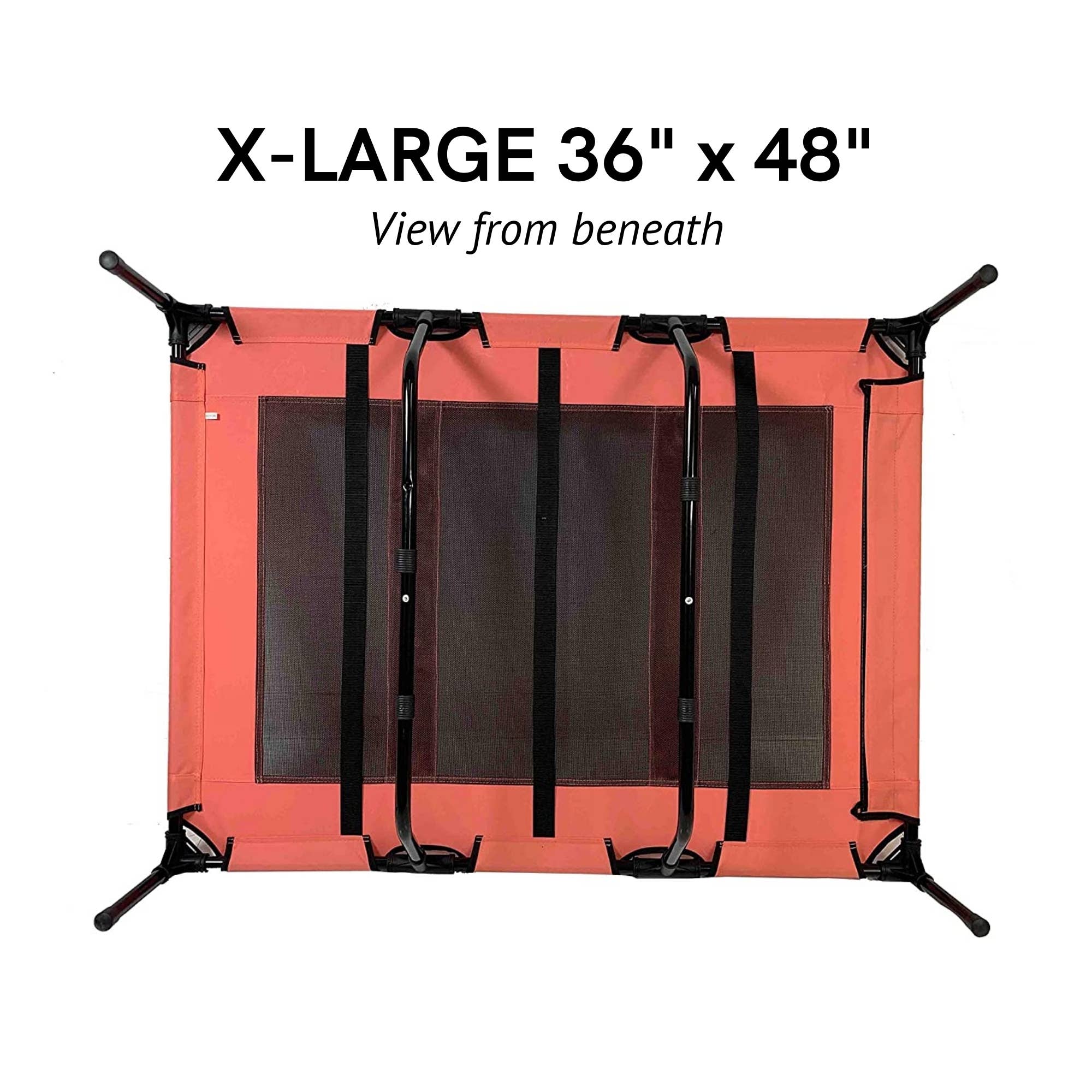 Midlee Designs - Vente Panier – chien - Lit surélevé pour chien Midlee Salmon avec auvent9