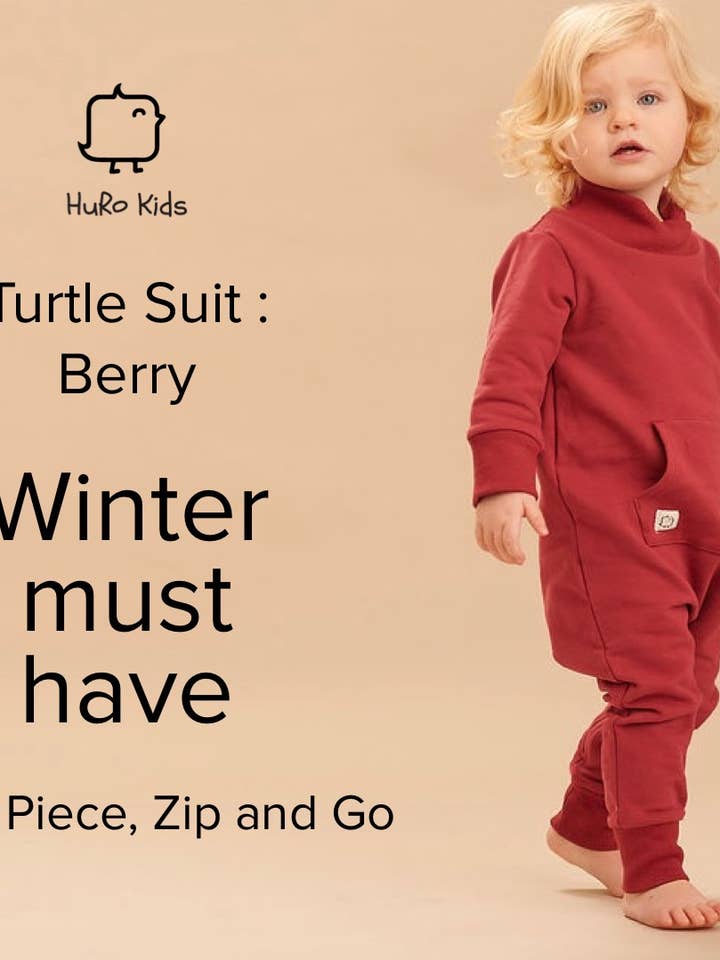Combinaison Tortue Berry pour la vente par HuRo Kids Clothing Inc.
