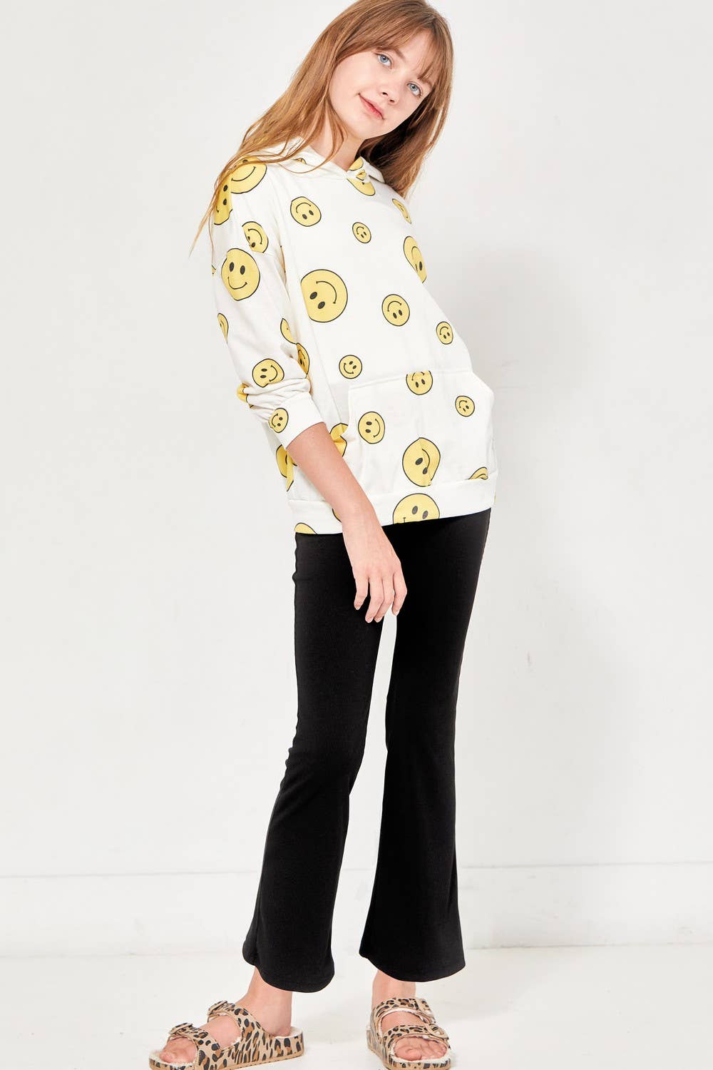 Good Girl - Vendita all'ingrosso Pantaloni - Bambini - Pantaloni svasati a costine con vita incrociata10