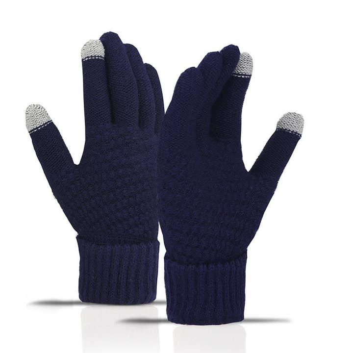 NINEXIS - Wholesale Gloves - Women's - CWAG00551_WOMEN WINTER CUTE KNIT TOUCHSCREEN GLOVES7