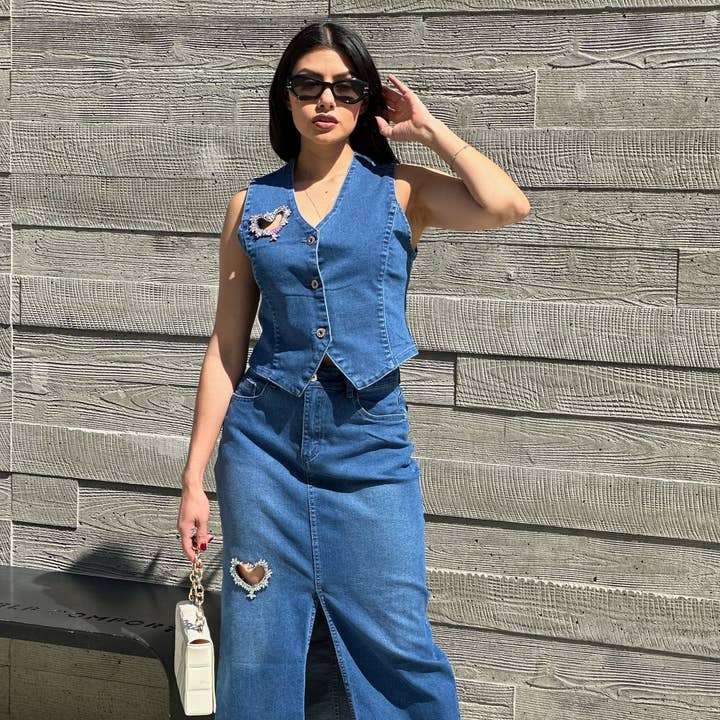 Wholesale heart cut out jeans for your store Wholesale heart cut out jeans for your store