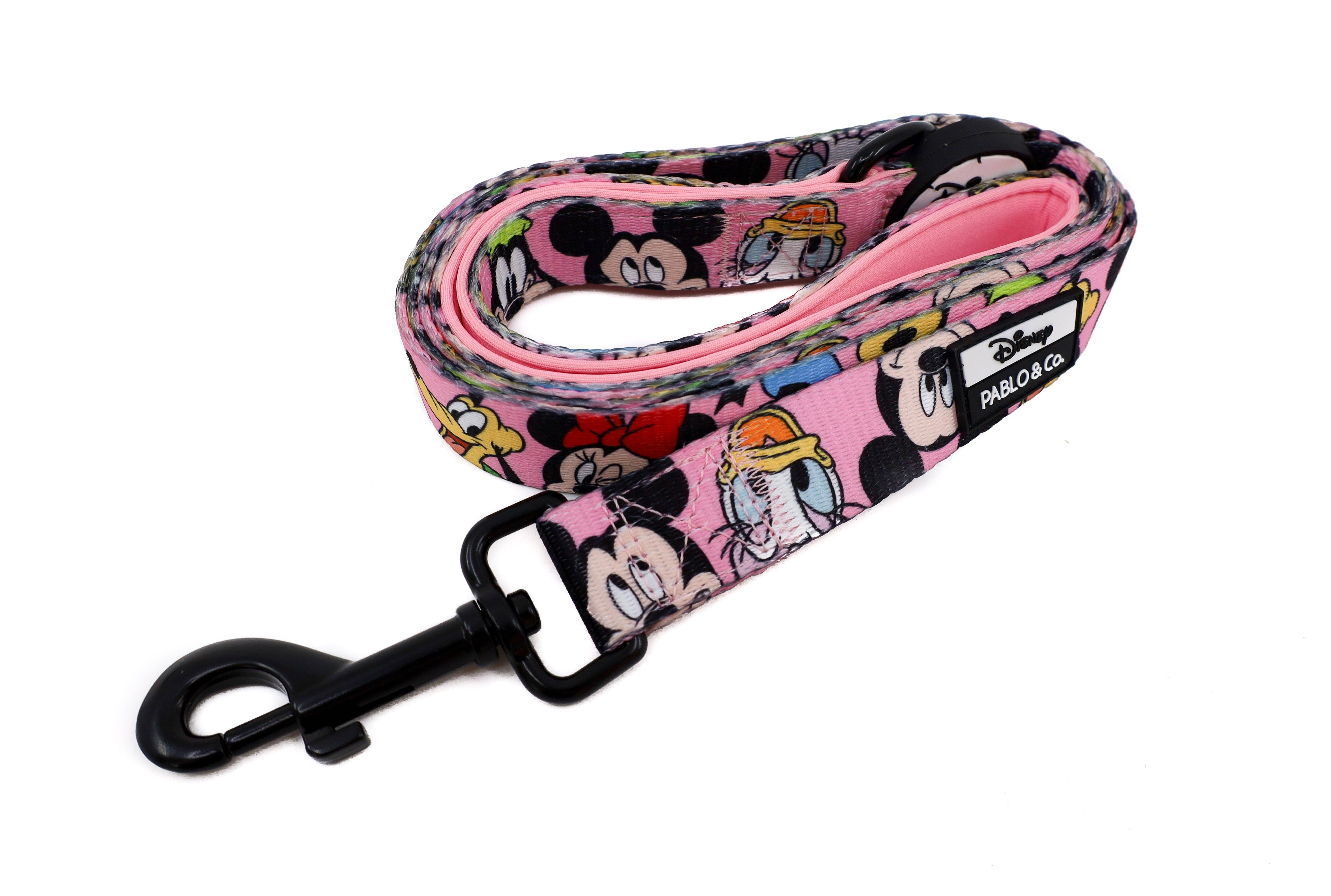 Pablo & Co. Boutique – Großhandel Leine – Hund – Mickey & Friends - Pink: Hundeleine1