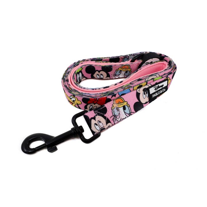 Pablo & Co. Boutique - Wholesale Pet leash – Dog - Mickey & Friends - Pink: Dog Leash1