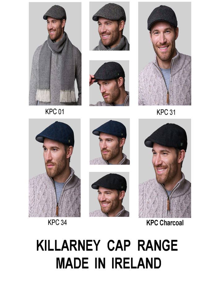 Killarney Pub Caps - Made in Ireland - Merino Lambswool for wholesale by Bronte Moon