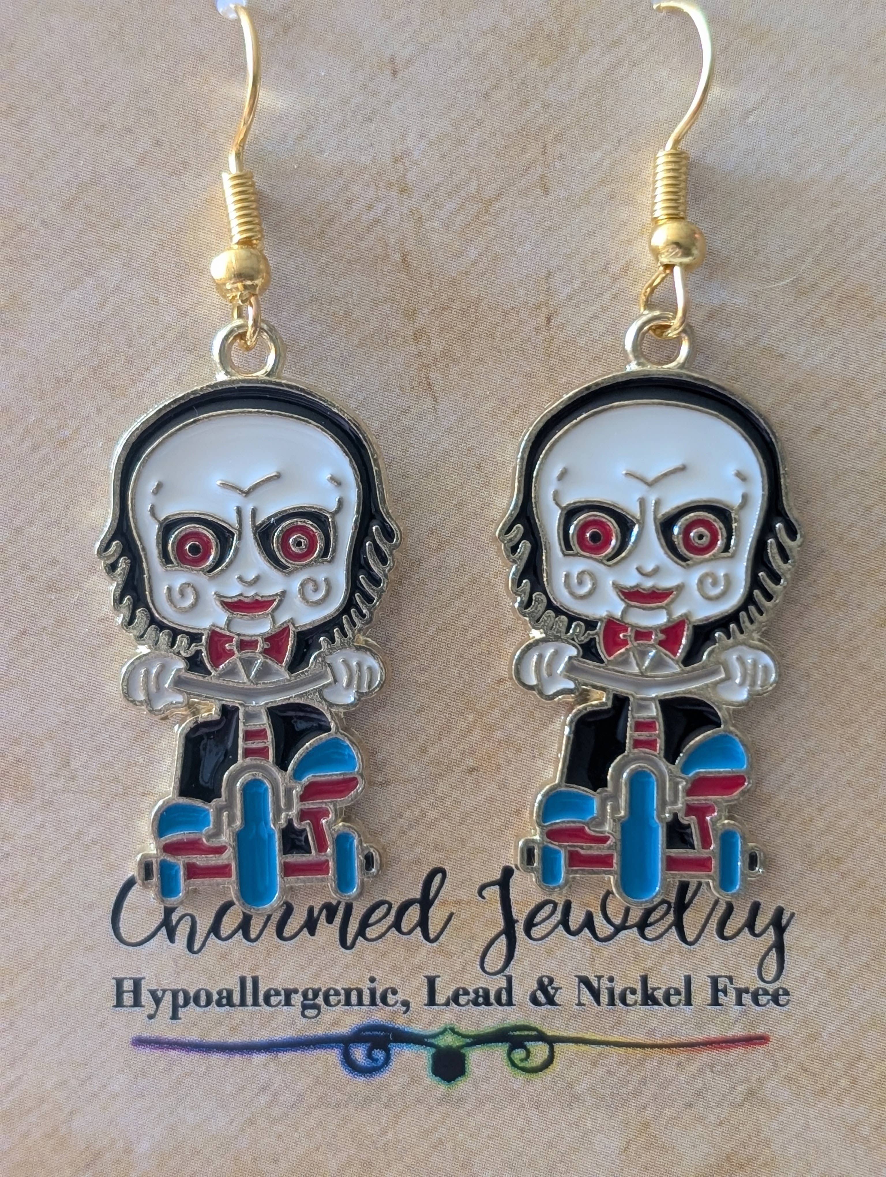 Con-Quest Crafts – wholesale Smycken – Smycken med skräckfilmskaraktärer: örhängen, halsband och dragkedjehängare15