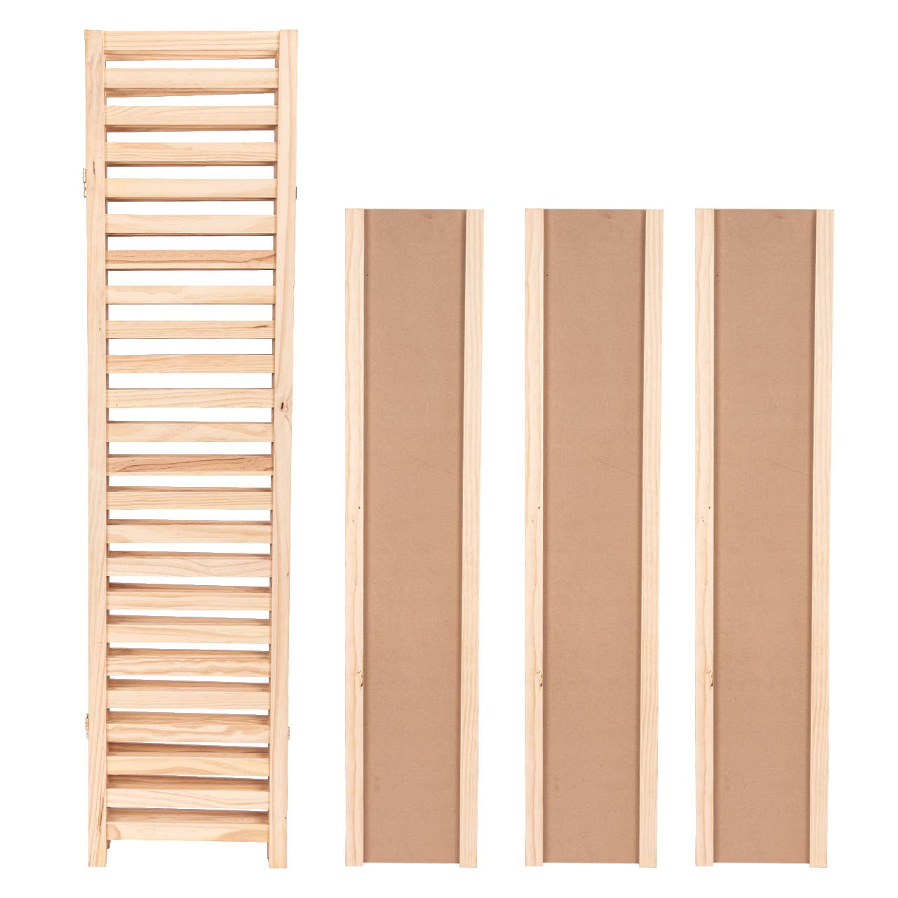 Store Supply Warehouse - Wholesale Retailer Display - Kids & Baby - 3-Panel Wood Display With 3 Shelves 6