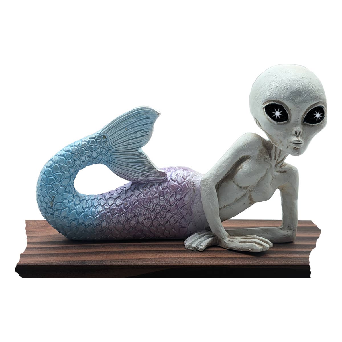 John Bernard & Company – wholesale Decorative figurine – Alien Invasion Sexy 10” Lying Mermaid Alien Statue Mermalien5