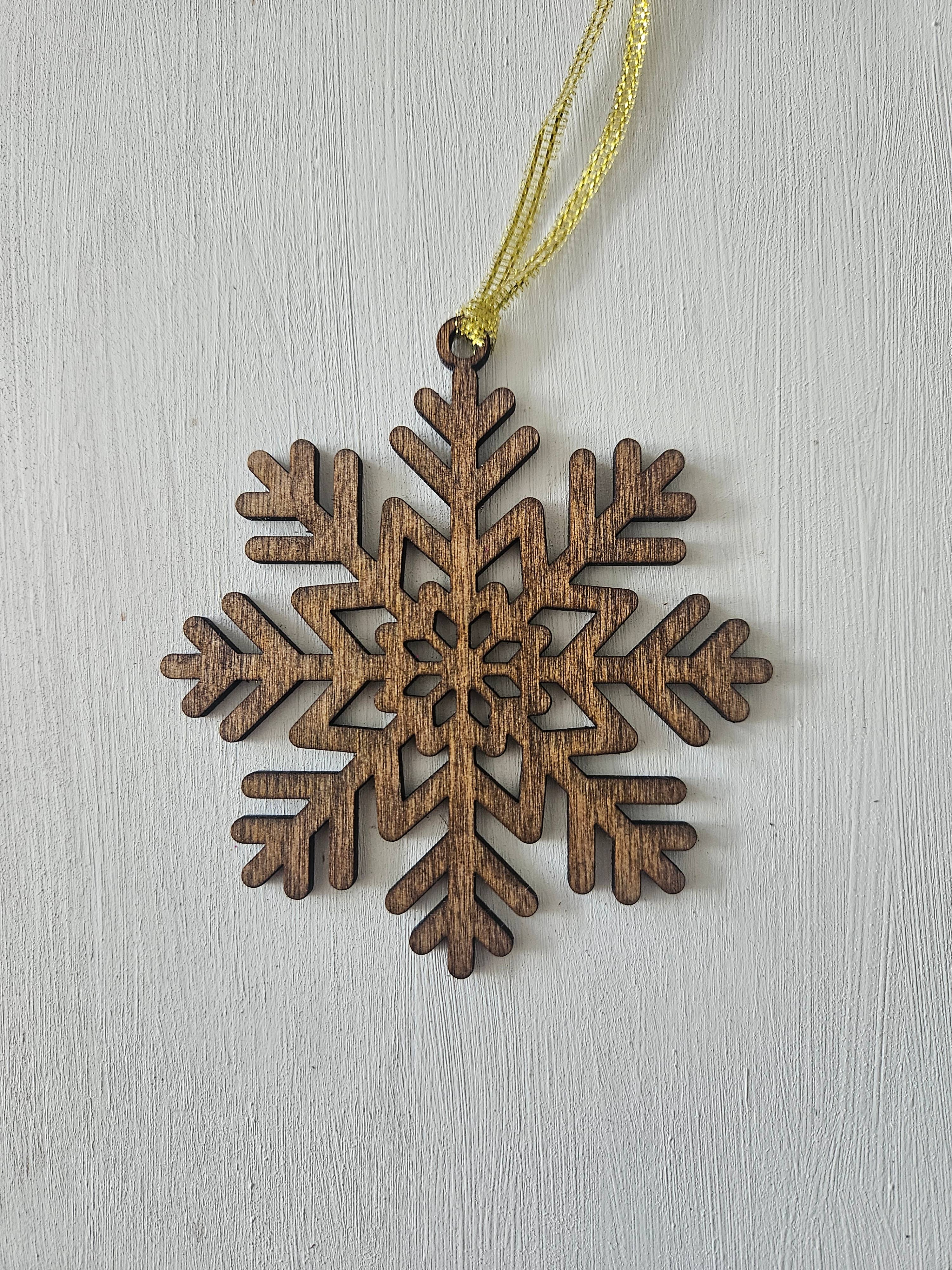 Grain of Hope - Wholesale Ornament - Wood Ornament - snowflake