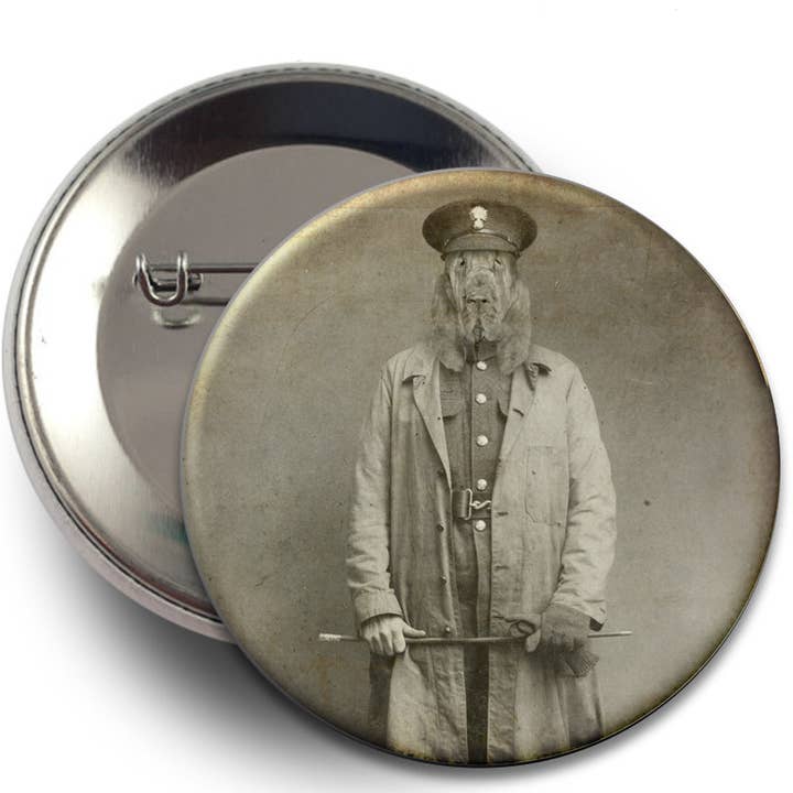 The Wild Oddisorium - Wholesale Lapel Pin/Button - Dog Buttons, Pins, Badges, POS, Funny Dogs in Clothes, Cute11