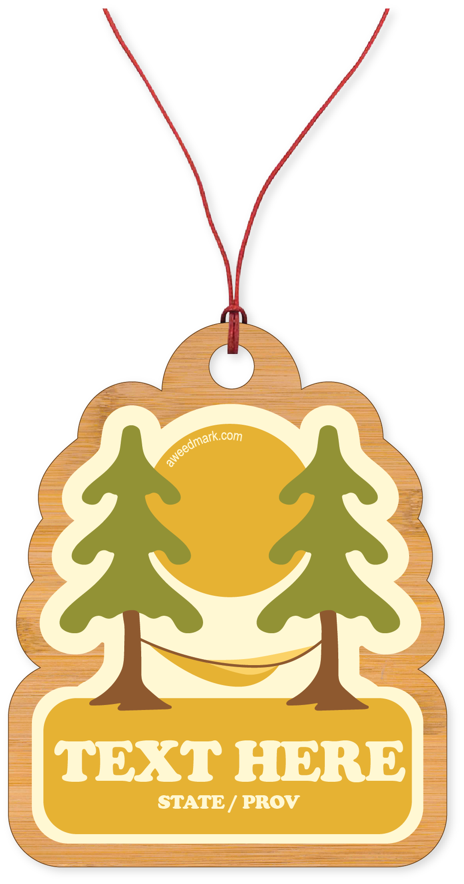 Morris Magnets – wholesale Ornament – Ornament - AW Tree Hammock Badge1