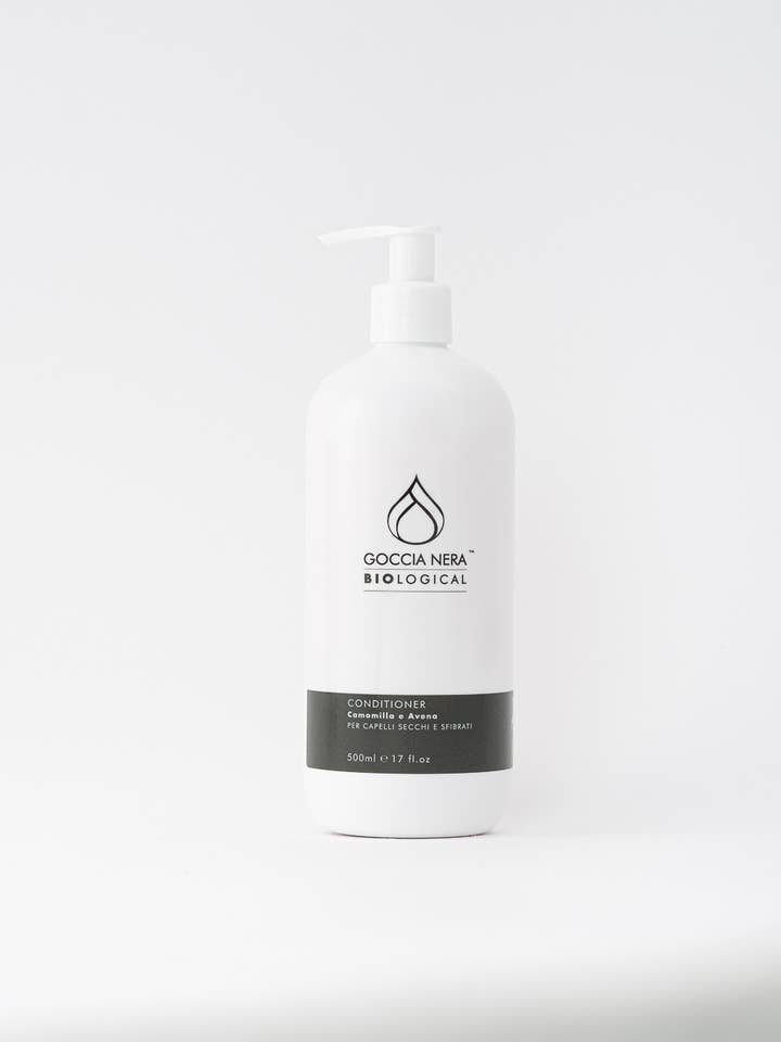 Acondicionador Orgánico de Manzanilla y Avena para Cabello Seco 500ml para venta al por mayor de Goccia Nera