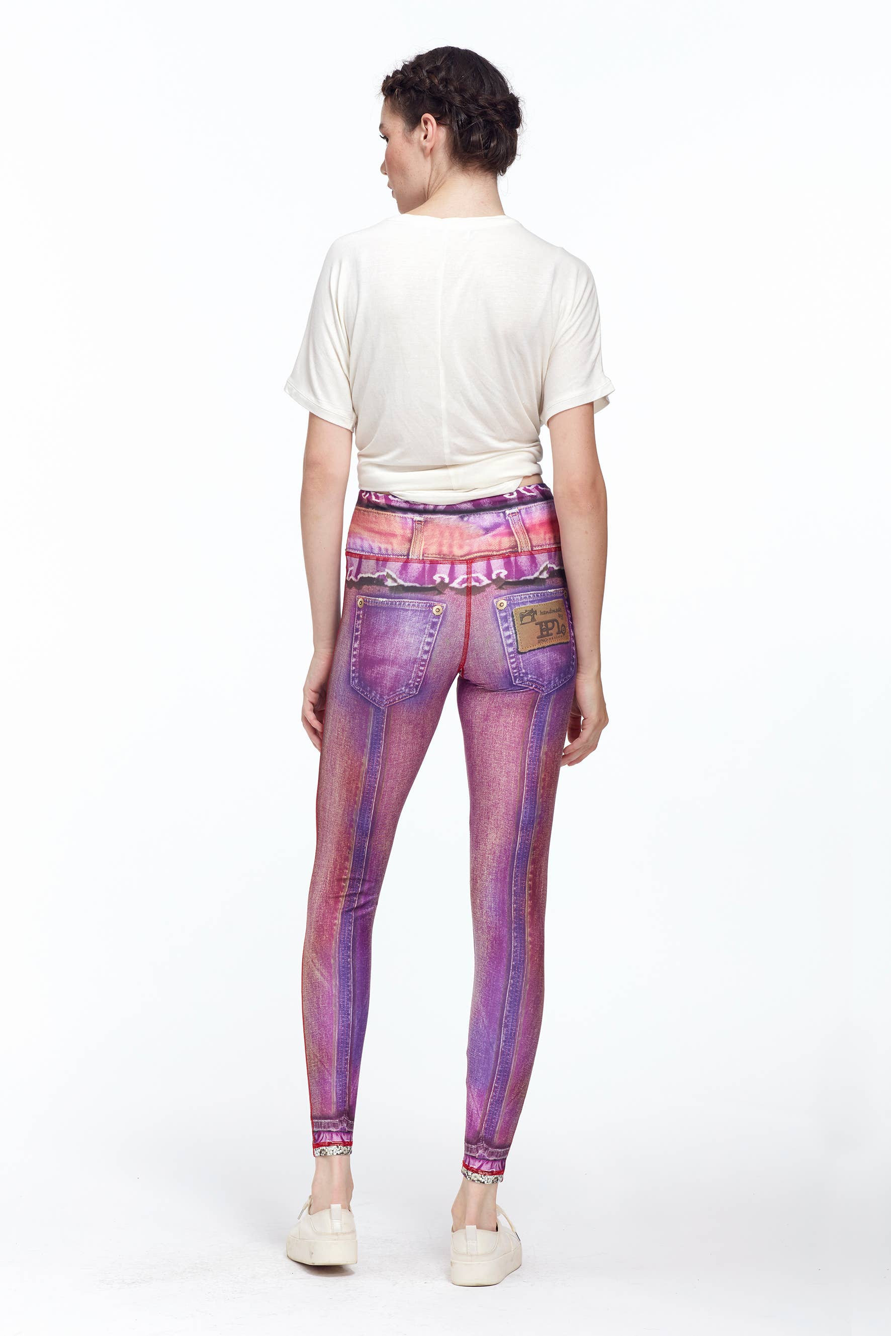 IPNG Design - Wholesale Fashion Leggings - Women's - Denim Print Leggings Sezar - Basic5