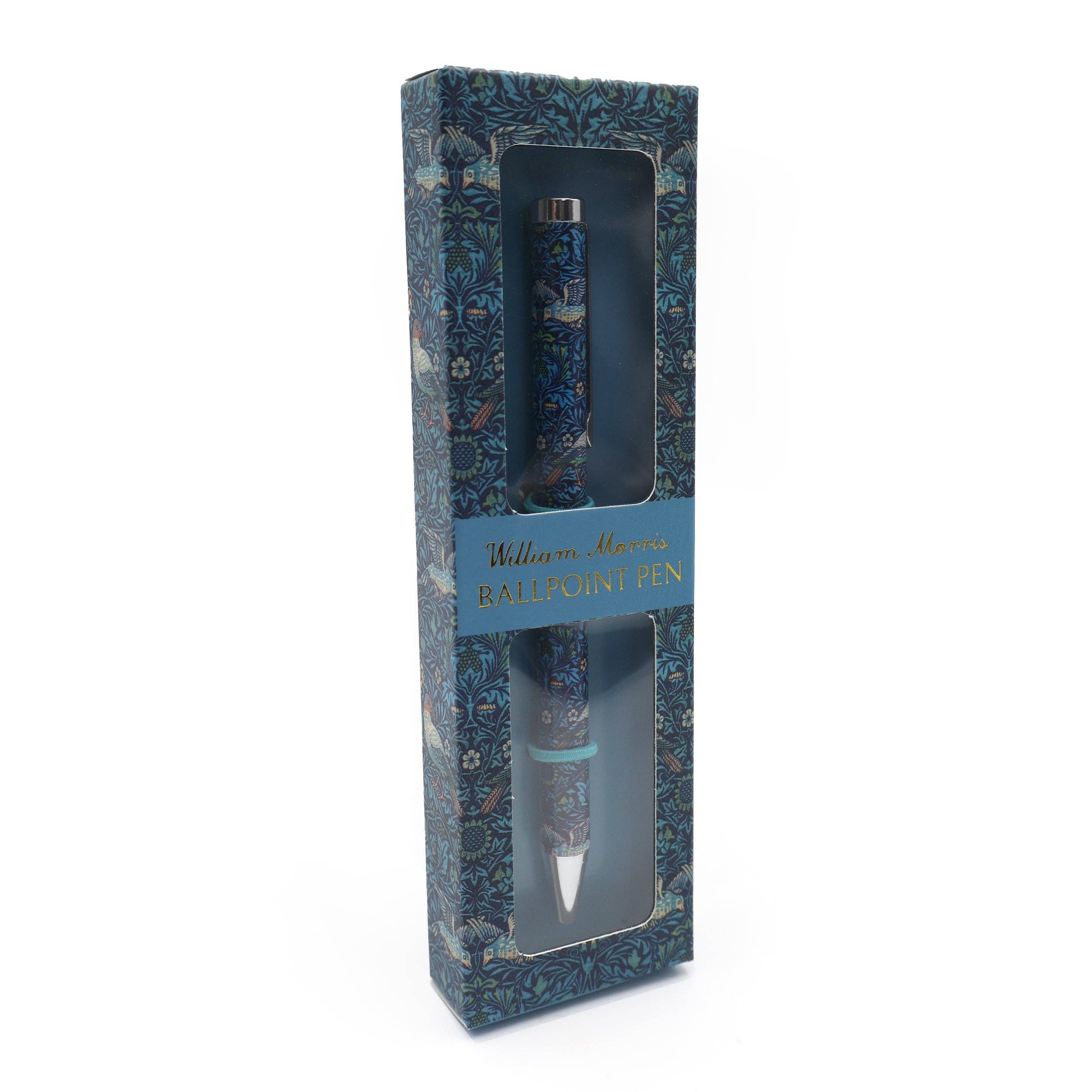 Robert Frederick Ltd - Wholesale Pen - William Morris Birds Ballpoint Pen In Gift Box3