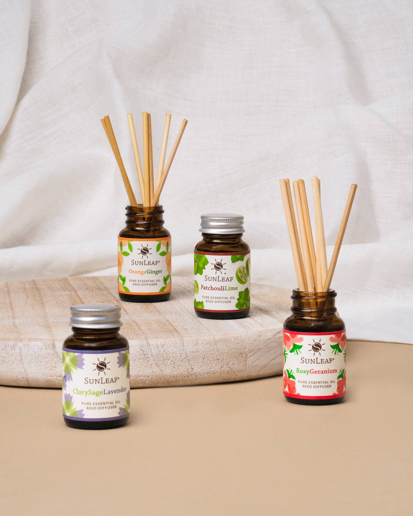 SunLeaf Naturals - Wholesale Reed Diffuser - 1 oz Reed Diffuser - Olibanum Spruce1
