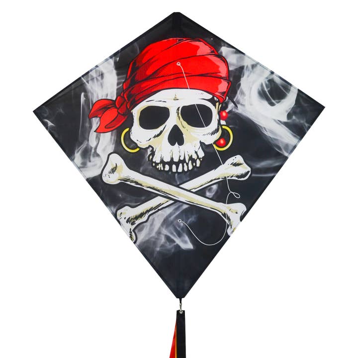 Smokin' Pirate 30" Diamond Kite (Optimized for Shipping) for wholesale by In the Breeze, LLC.