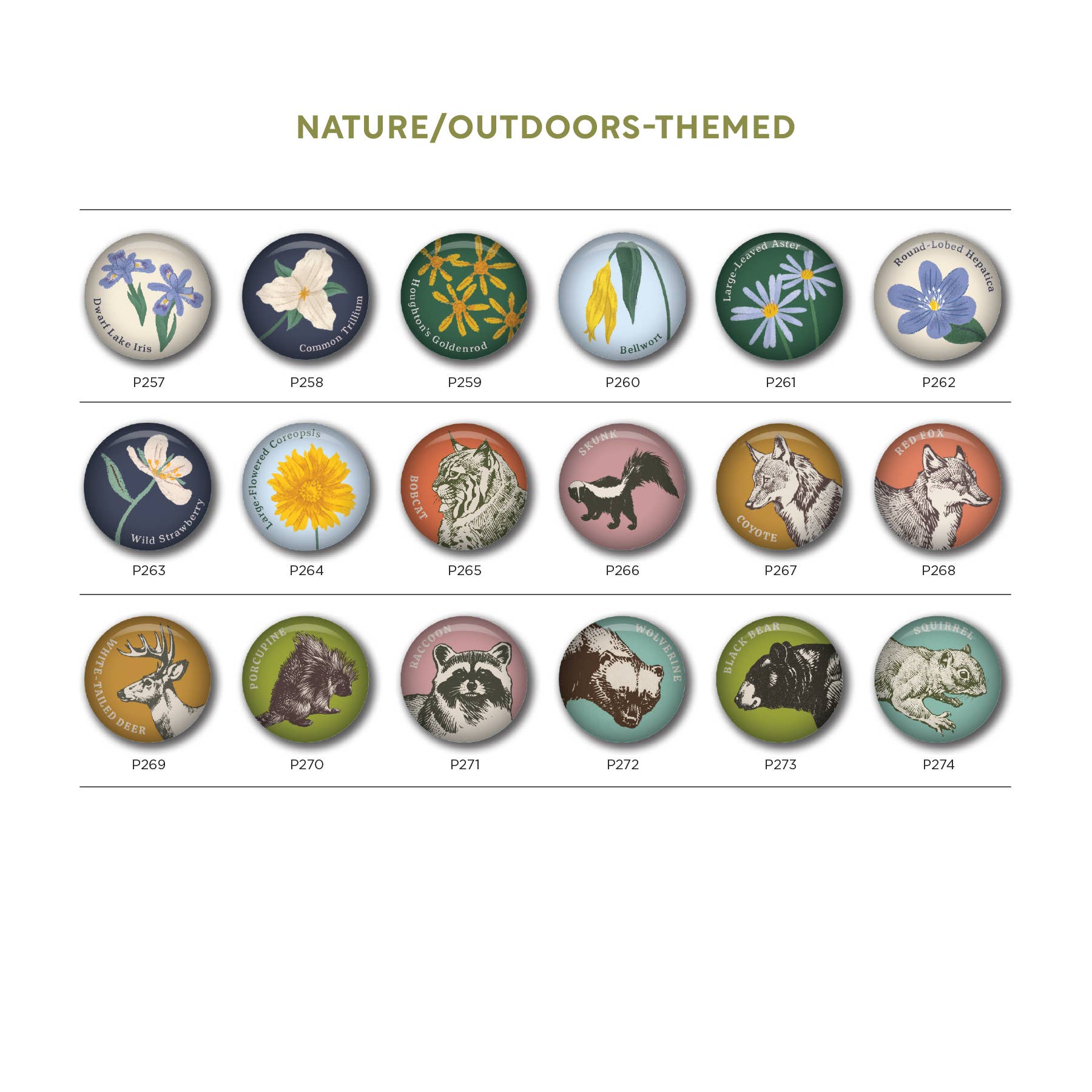 Peninsulas - Wholesale Lapel Pin/Button - Custom Pin Assortments8