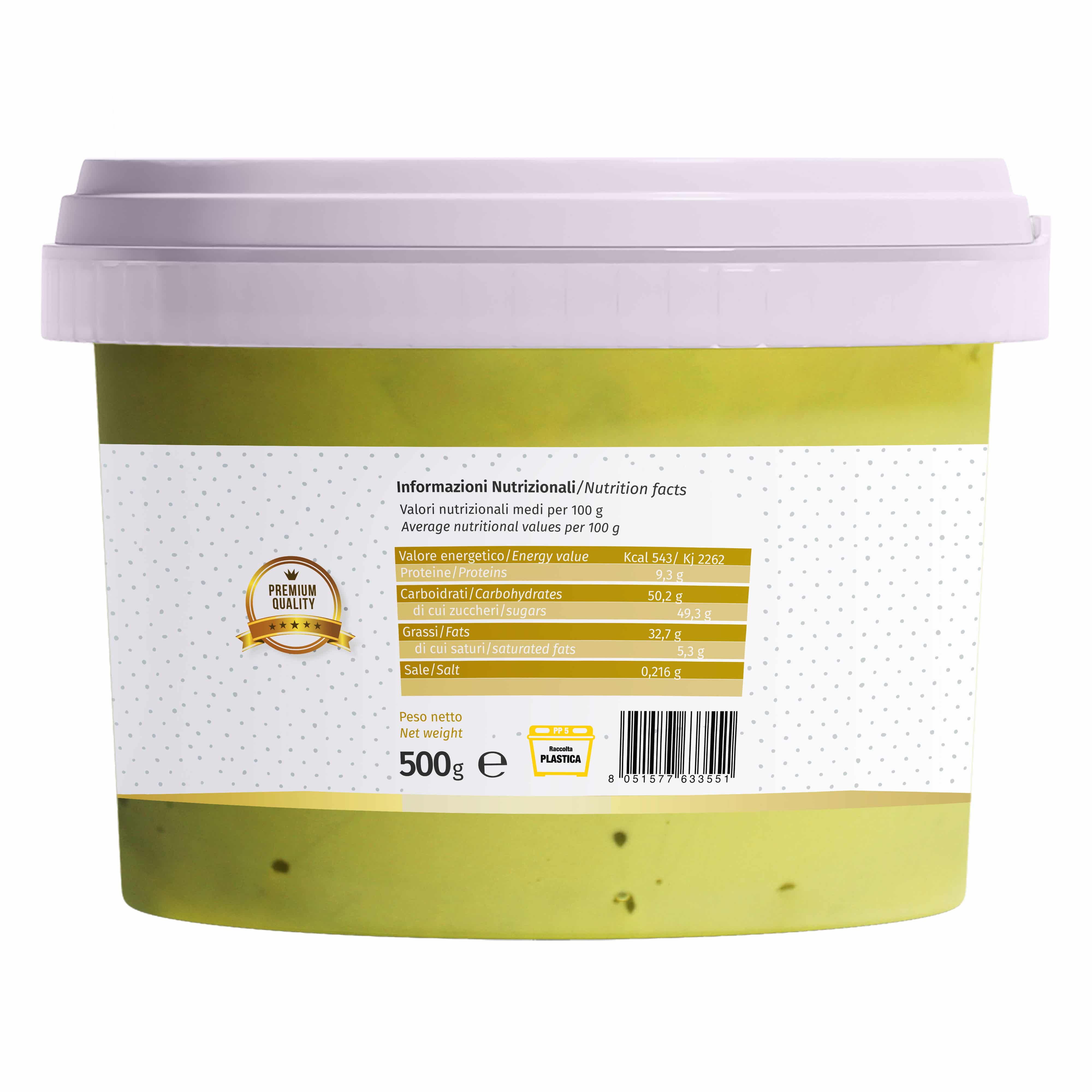 Dolcincasa.com – Großhandel Nussbutter – Luxuriöse Pistaziencreme 50% der Pistazien - 500 g3