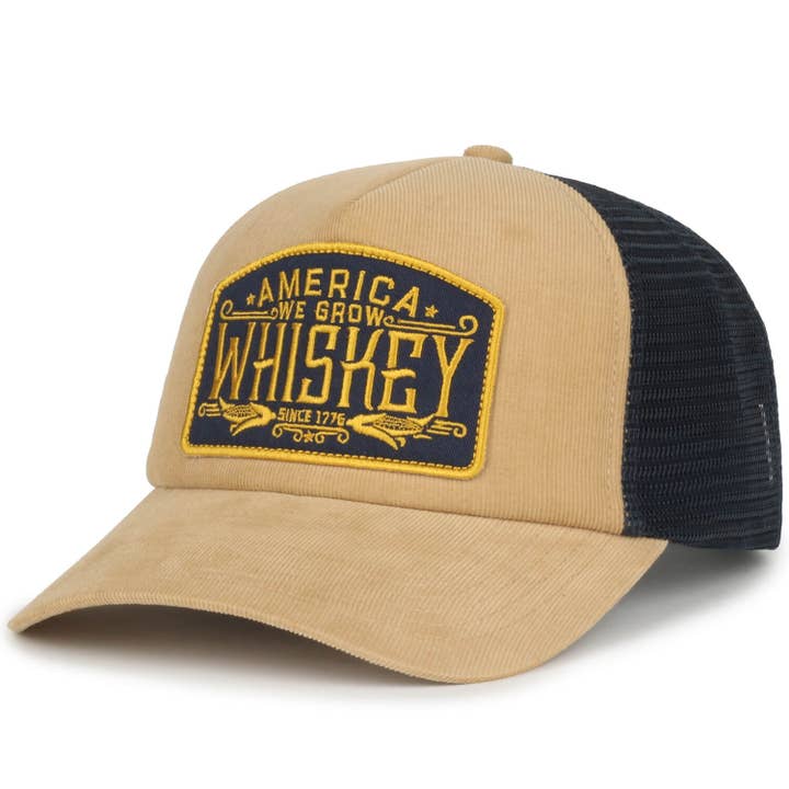 Rural Cloth - Wholesale Trucker Hat - Unisex - We Grow Whiskey Hat-Corduroy
