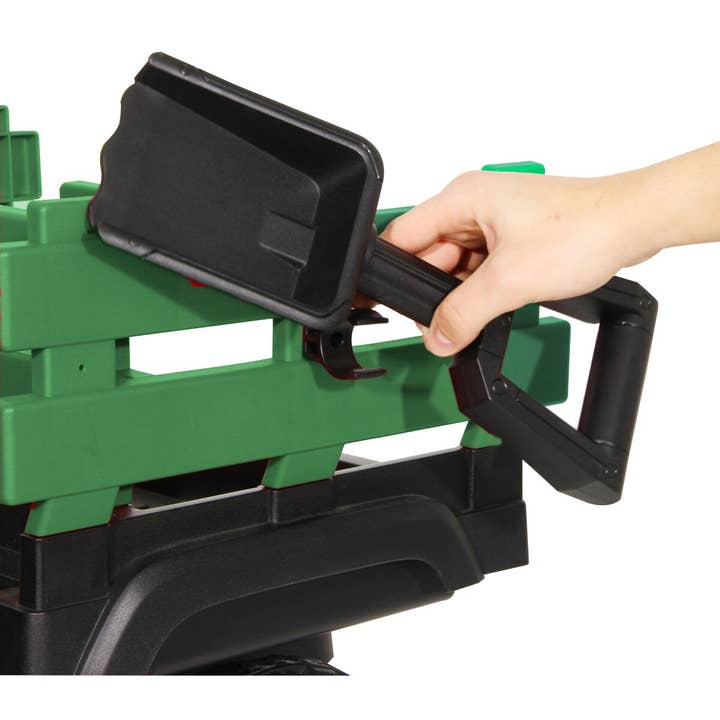 mhw24 – wholesale Toy car/truck – Child – Ride-on tractor Super Load with trailer green 12V8