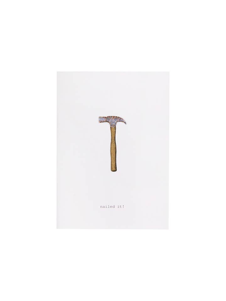 Nailed It Greeting Card for wholesale by TokyoMilk