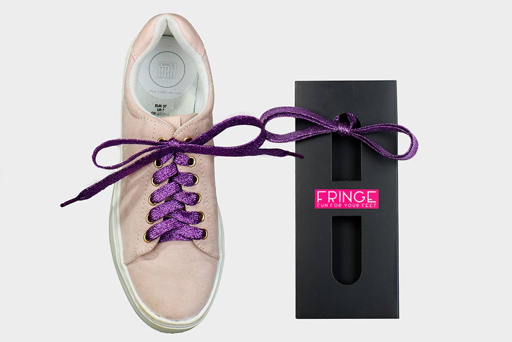 FRINGE - Wholesale Shoelaces - Women's - FRINGE LACES - PURPLE1