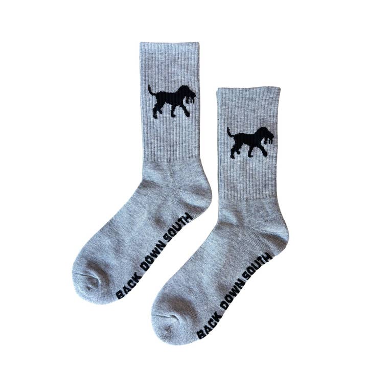 Lifestyle Socks- Heather Gray for wholesale by Back Down South Clothing