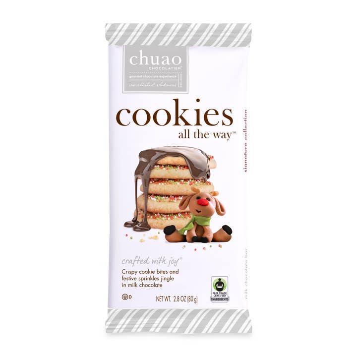 Cookies All The Way - Signature Bar for wholesale by Chuao Chocolatier