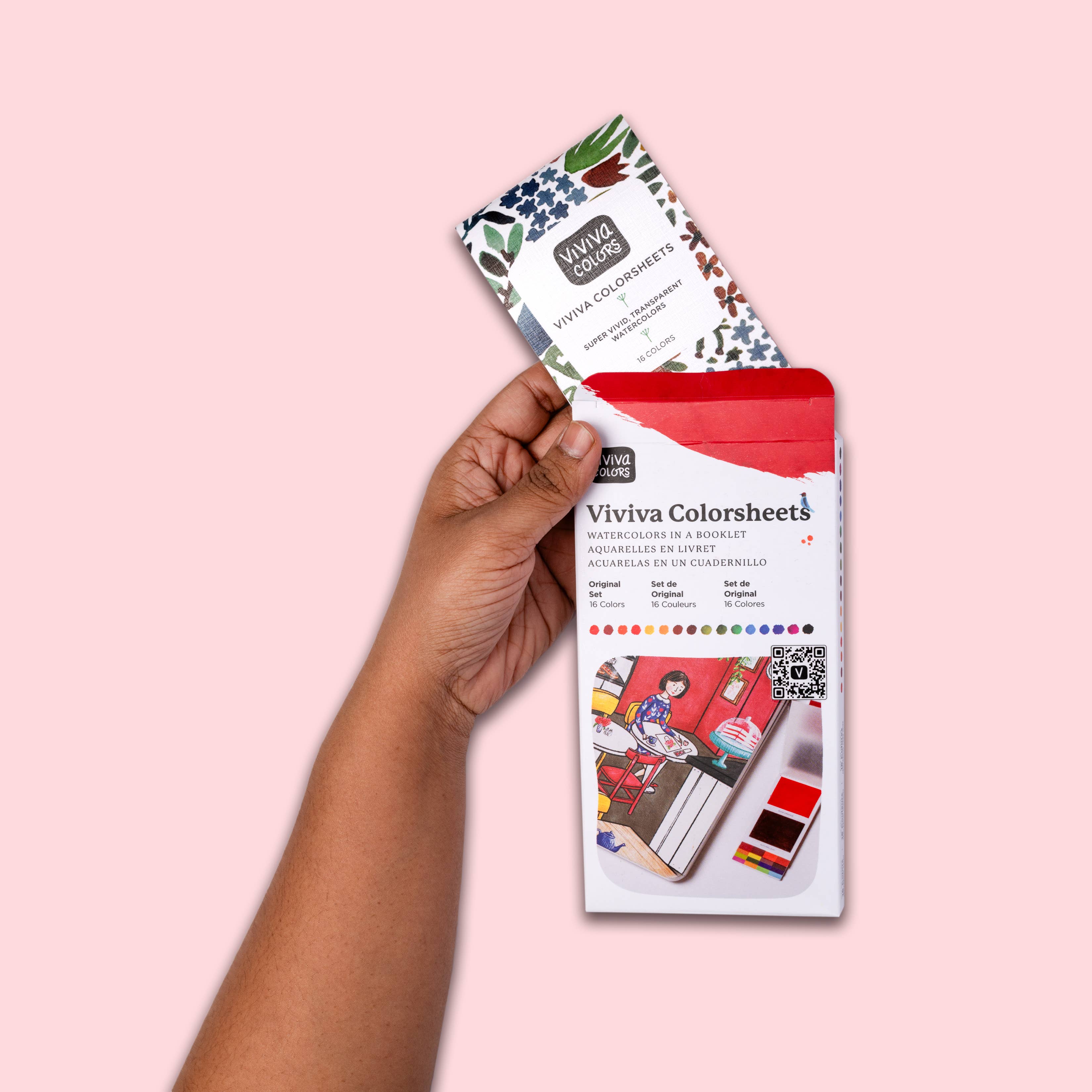 Viviva Colors - Wholesale Watercolour paint - Original Colorsheets - 16 Handmade Watercolors10