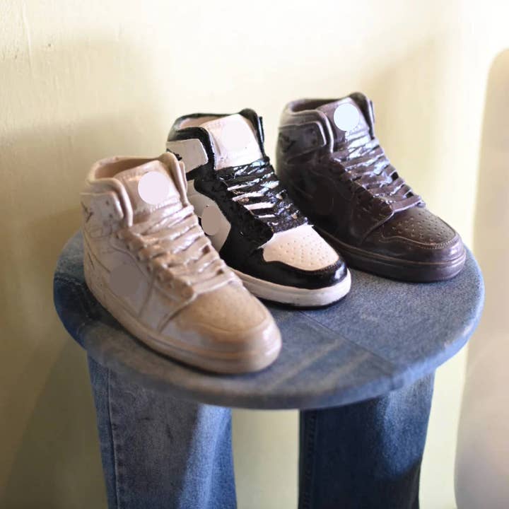 Decor Ate Me Studios - Home & Candles - Wholesale Plant Pot - Sneaker Concrete Plant Pot | Home Decor Collection