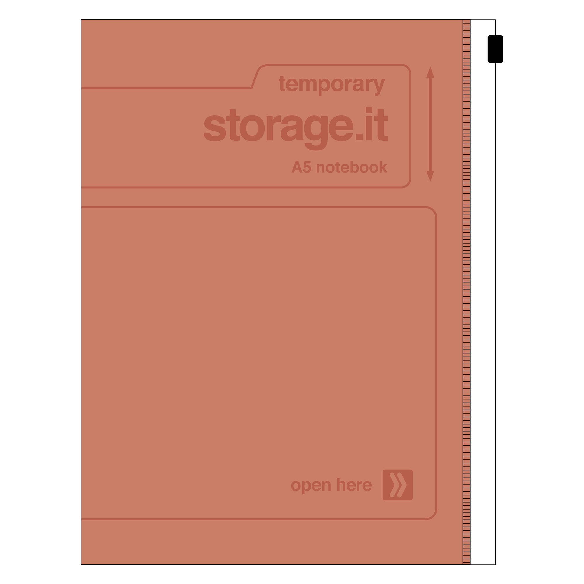 MARK'S Inc. - Vente Cahiers - Carnet rechargeable écologique A5/Storage.it21