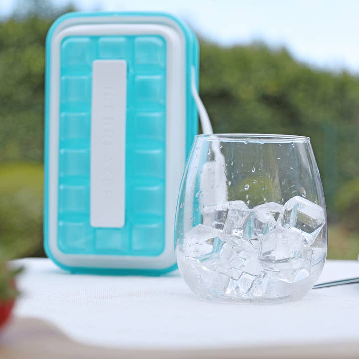 ICEBREAKER NORDIC® – wholesale Ice tray/mould – ICE CUBE TRAY ICEBREAKER POP 2.0, Clear Water Blue 4-in-1