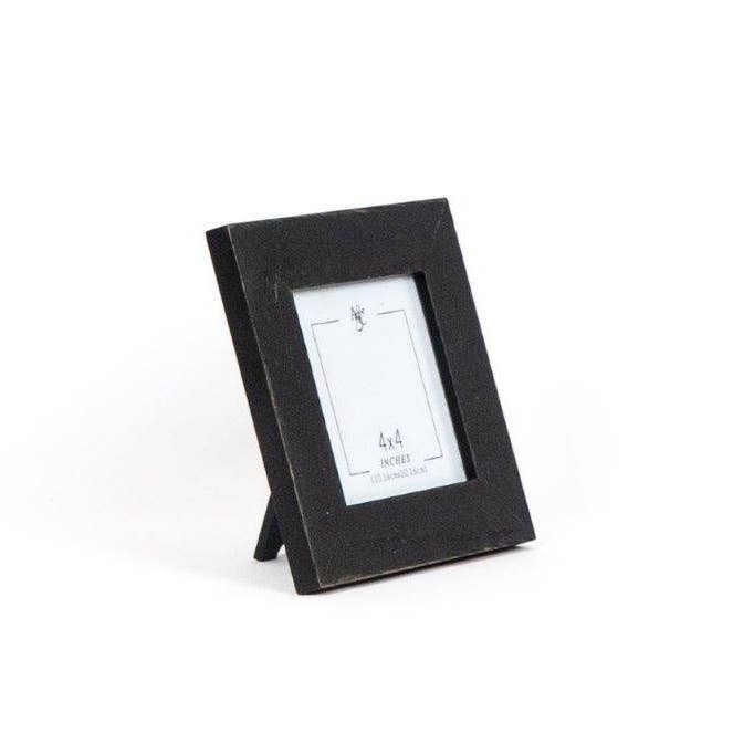 Adams & Co. - Wholesale Picture Frame - 11808 - 6x6x.75 wood photo frame (SOLID) black (4x4)